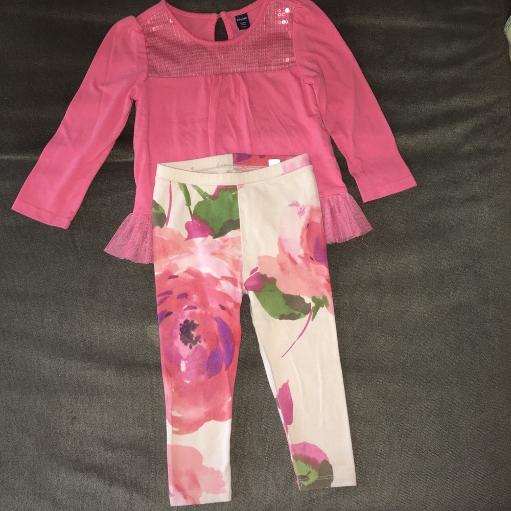 Babygap floral Outfit